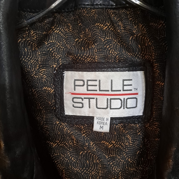 Final price! Last day! Men's black brown leather bomber jacket - Picture 7 of 11